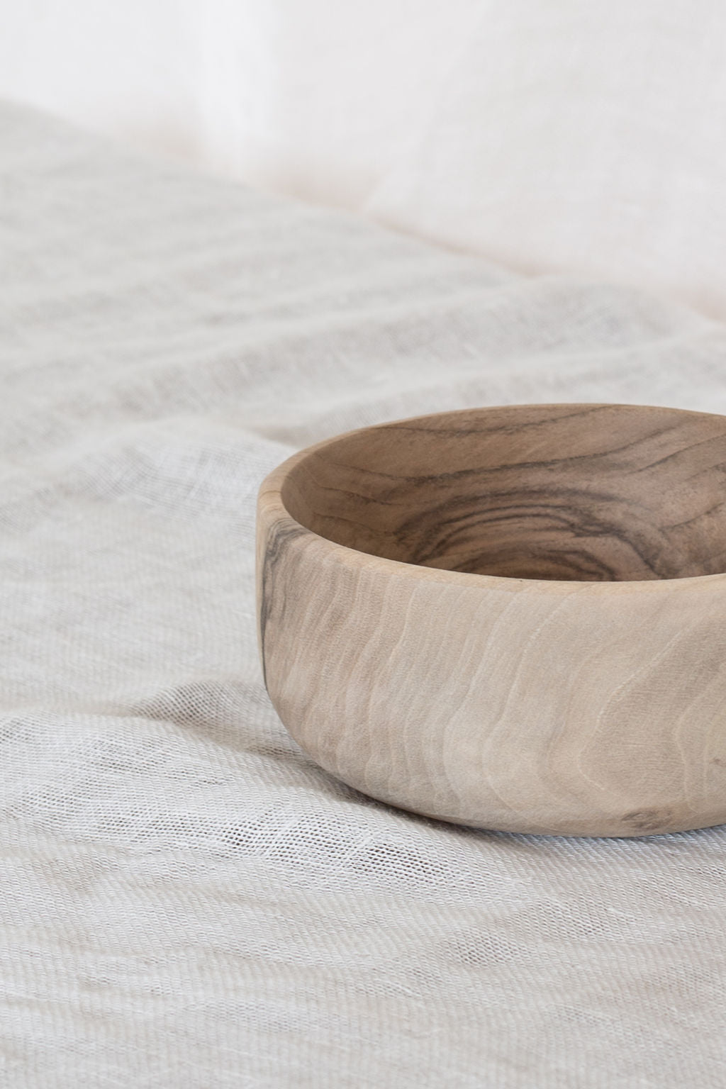 Houten kom M
