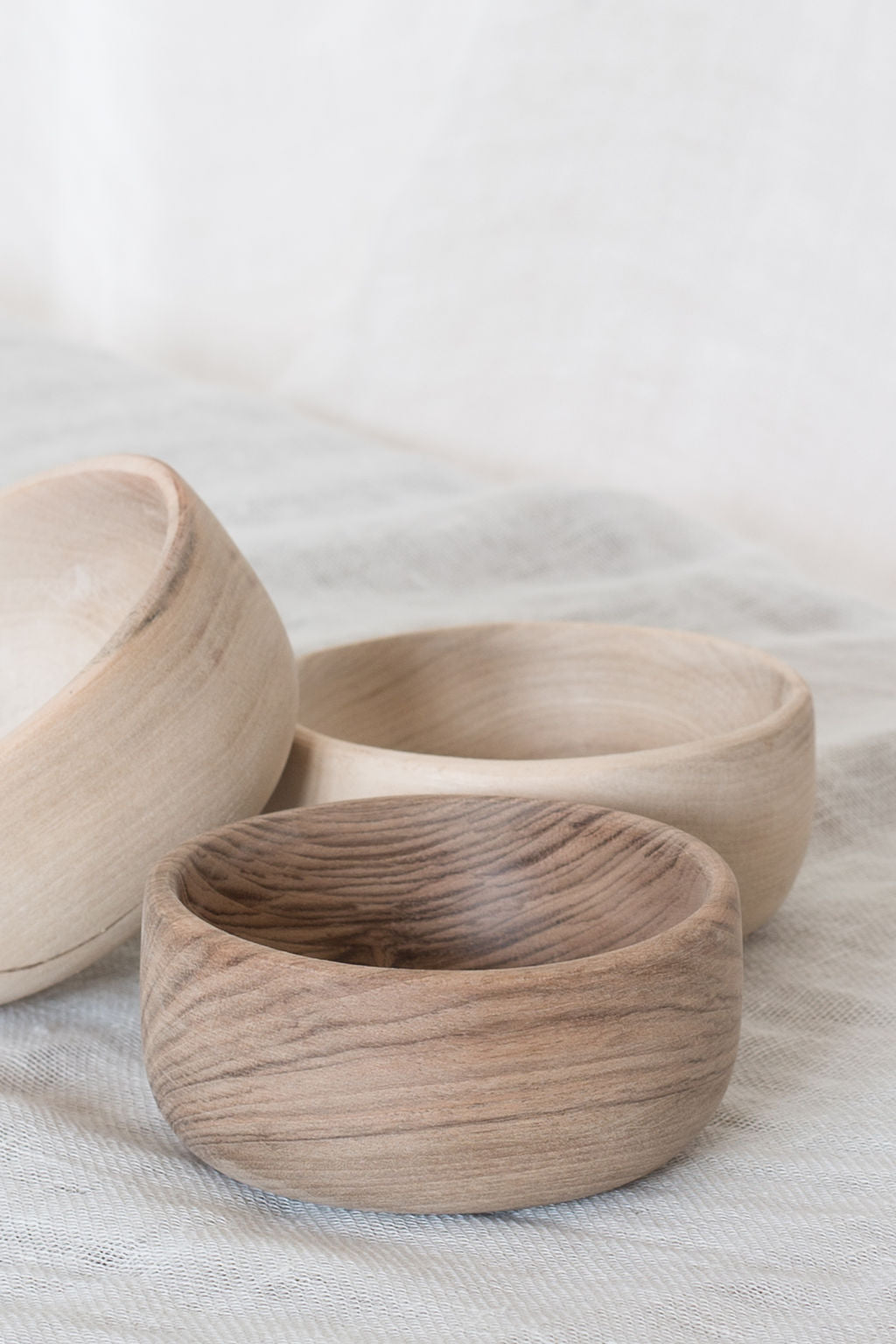 Houten kom S
