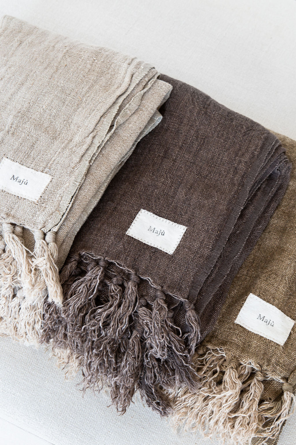 Linnen plaid Olive