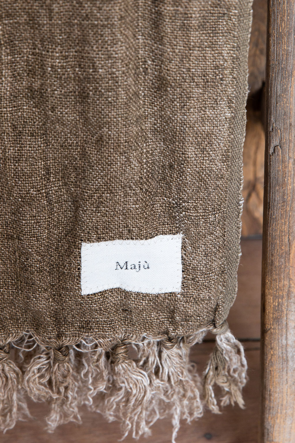 Linnen plaid Olive