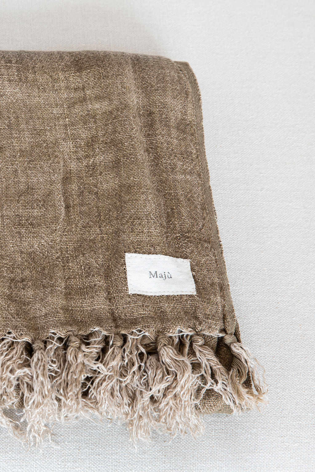 Linnen plaid Olive
