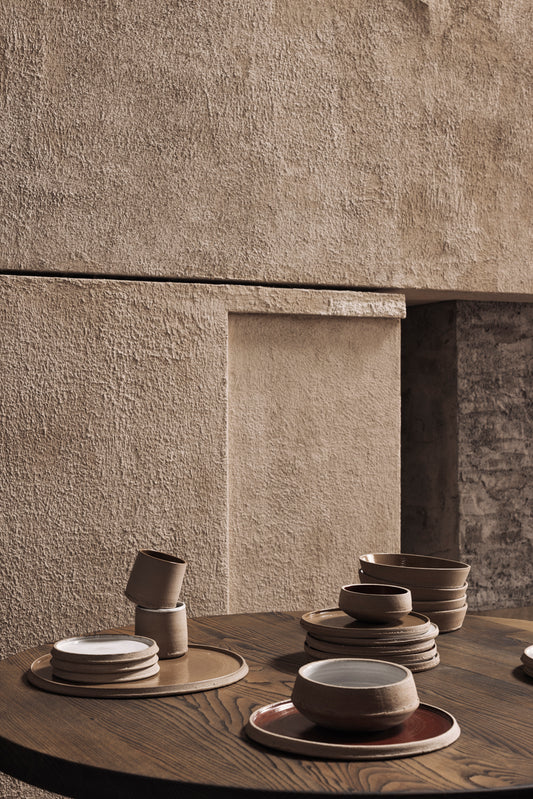 Breakfast plate taupe