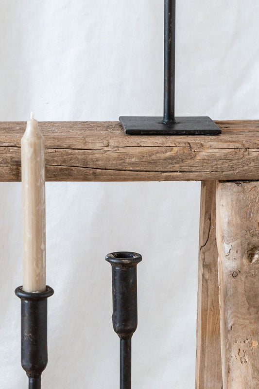 Kaarsen taupe large - set van 4