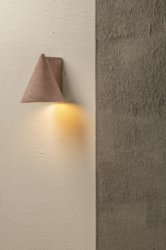 Wall lamp terracotta