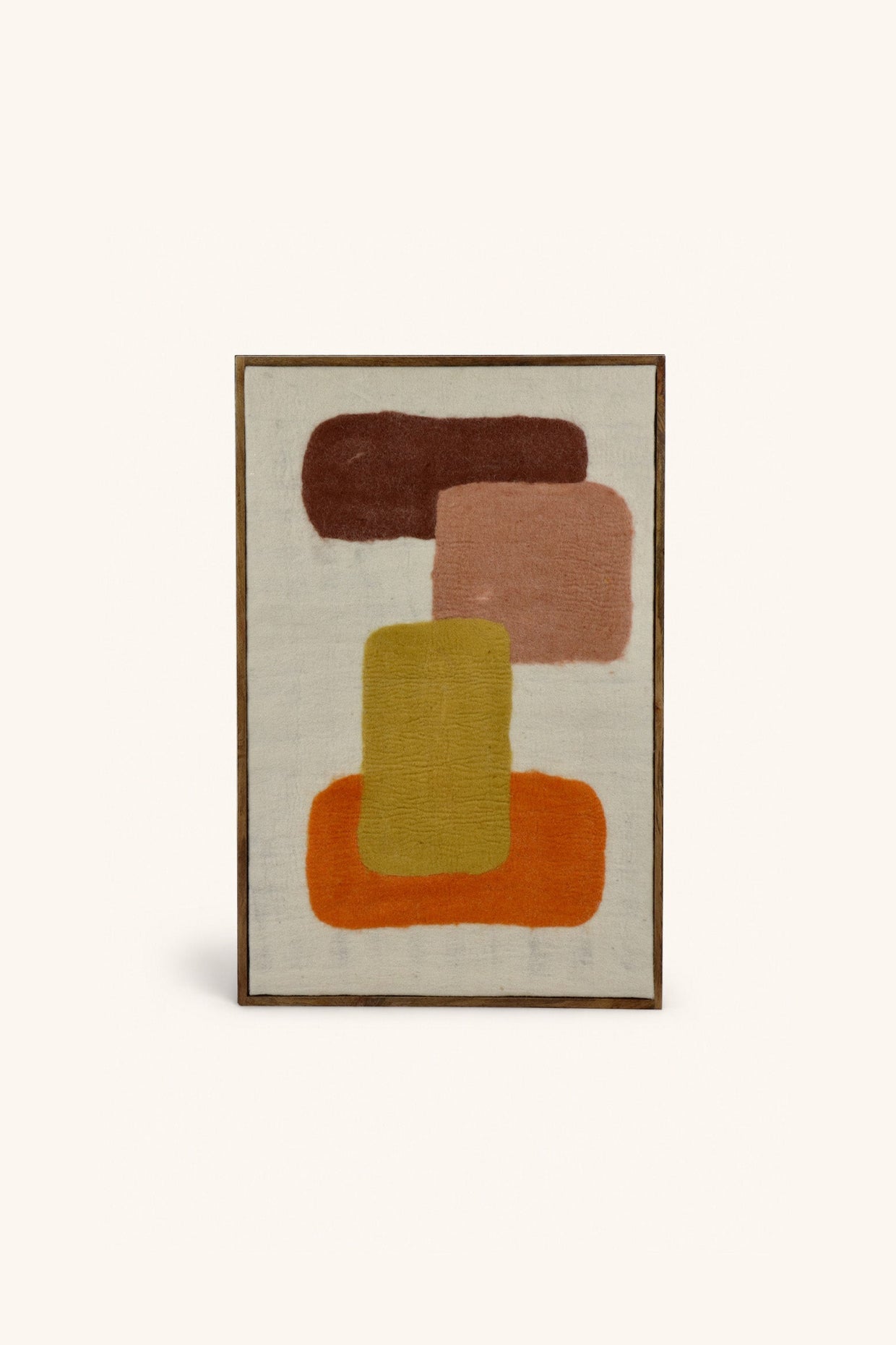MH EXPORTS Wooly Wanddecoratie Mangohout 107 x 76 cm